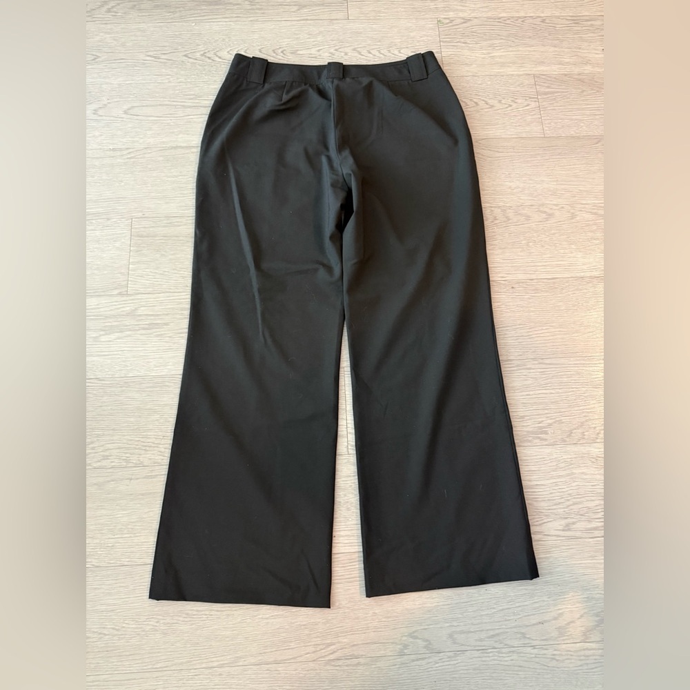 St. John Old Money Vibe Career Wide Leg Cropped Pants Size 14 - Picture 4 of 4